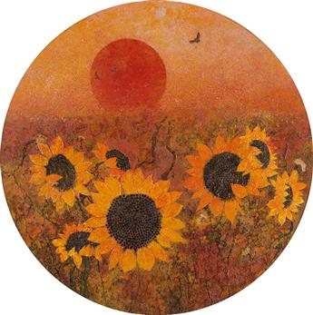 WALTER WILLIAMS (1920 - 1998) Sunflowers.